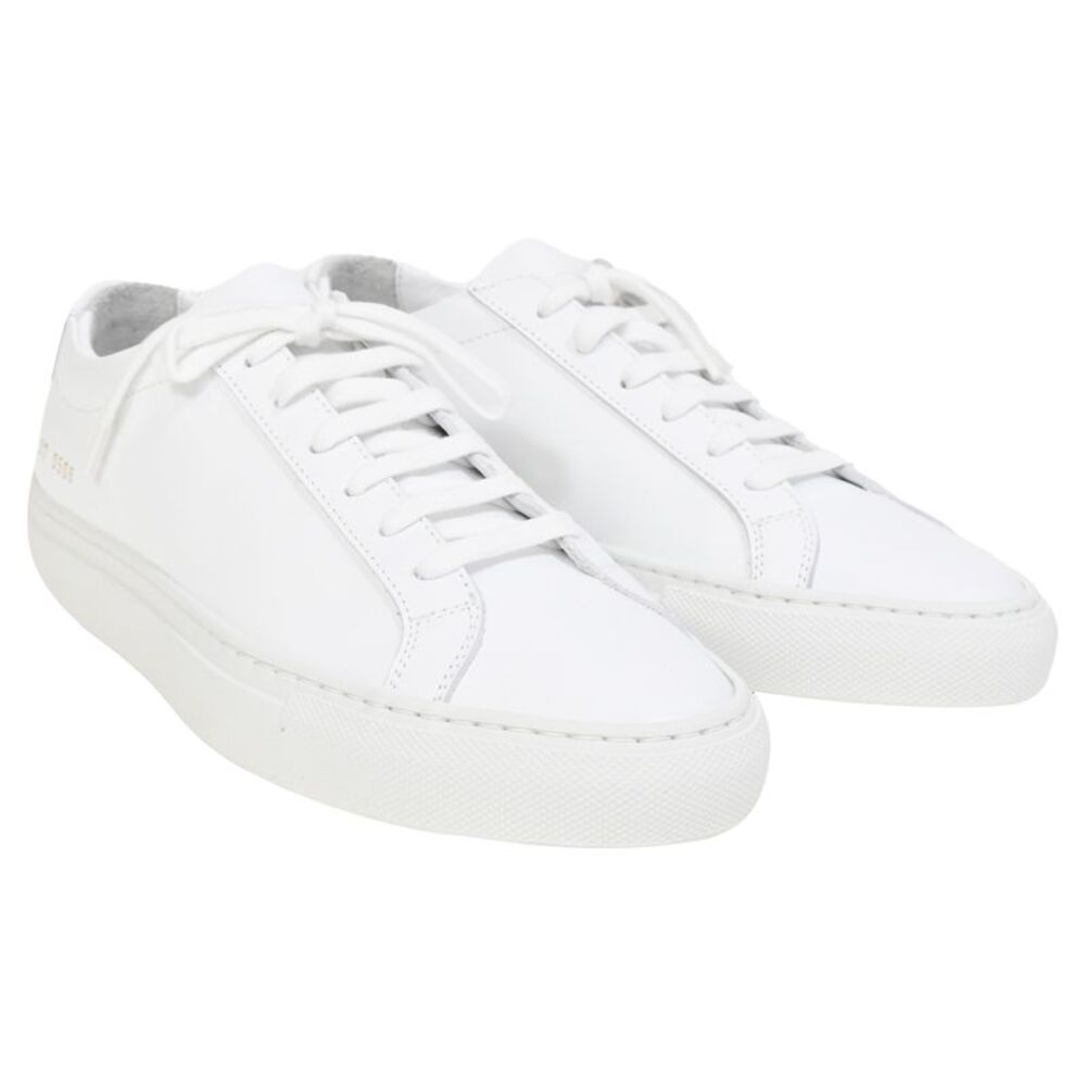 Common Projects Achilles Low-Top Sneakers in White Leather - Picture 4 of 8